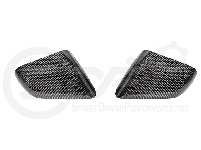2015-2023 FORD MUSTANG W/ SIGNAL LIGHT | CARBON FIBER SIDE MIRROR CAP COVER PAIR